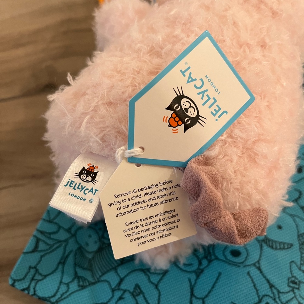 Jellycat Little Pig Pink Plush Toy Rare OOS With Dust Bag 100% Authentic… - Picture 4 of 4